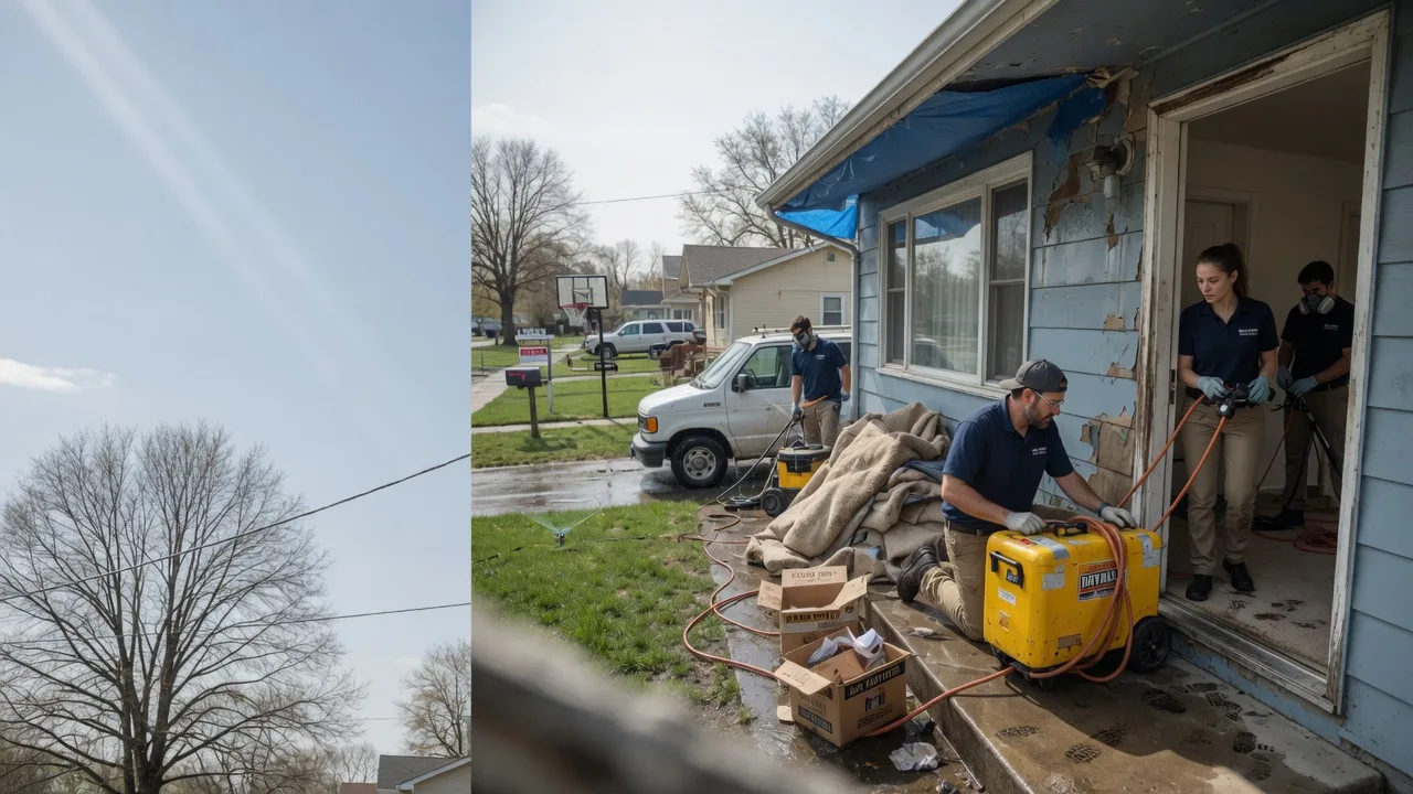 Basement Flood Cleanup in Rosiclare, IL near me